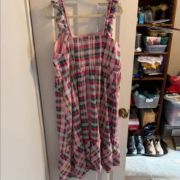 Torrid valentines sundress size 2 x pink and green - Picture 6 of 7